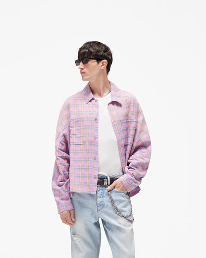 Santa Monica Flannel Shirt - Blush