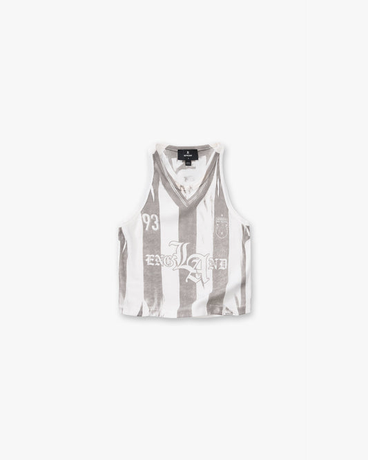 Printed Vest - Flat White