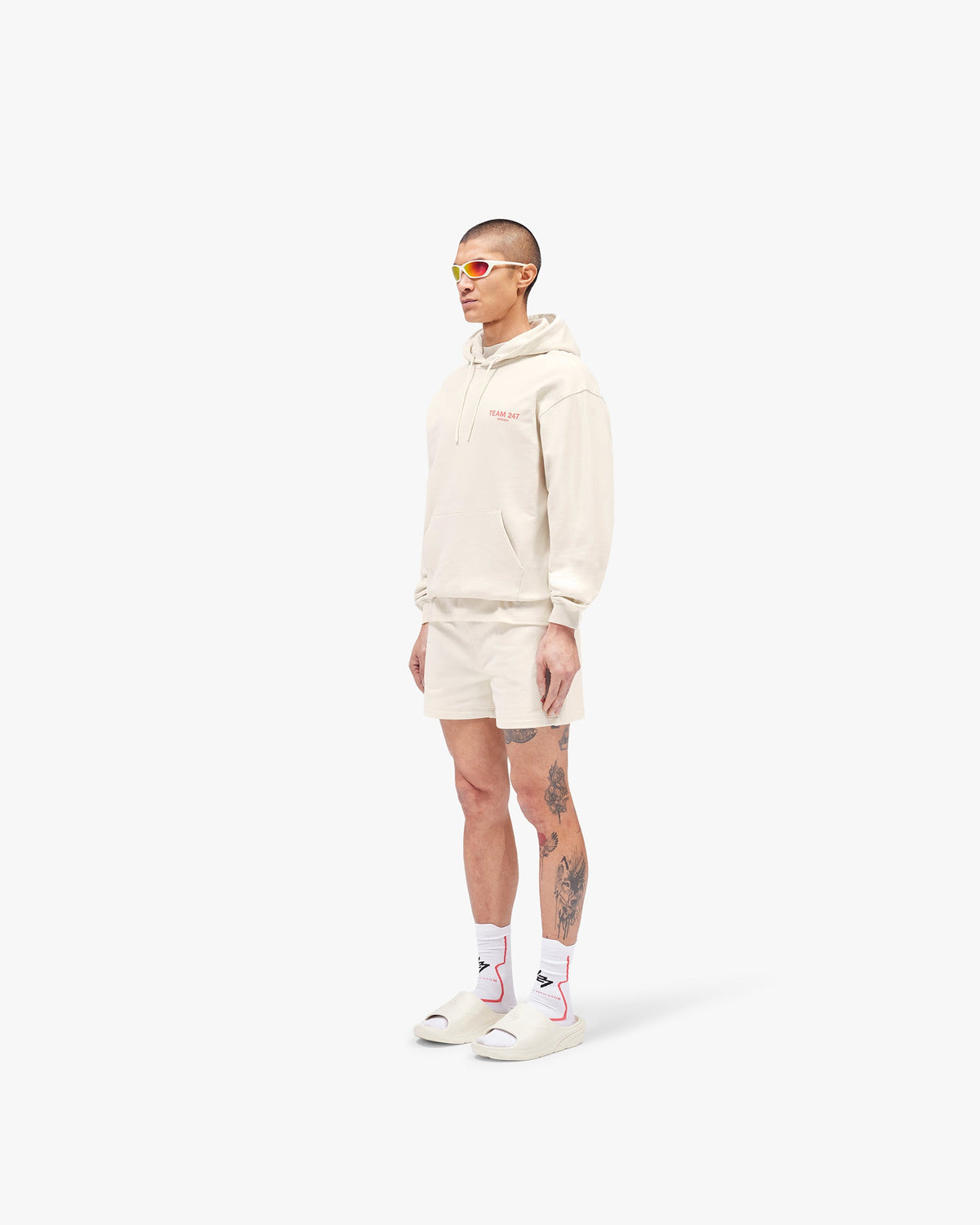 Team 247 Oversized Hoodie - Cream