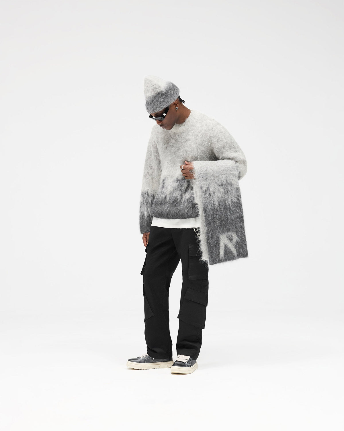 Ombre Sweater - Light Grey