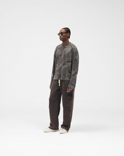 Initial Cargo Sweatpants - Coffee