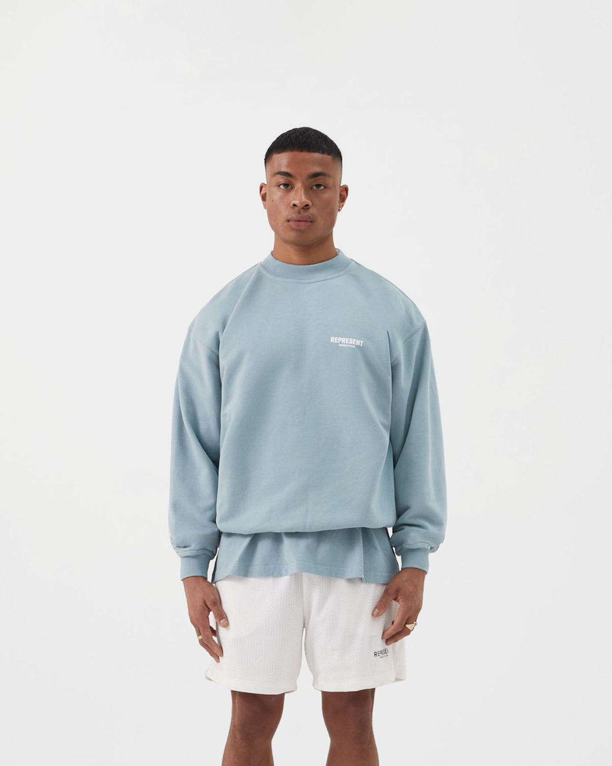 Represent Owners Club Sweater - Powder Blue