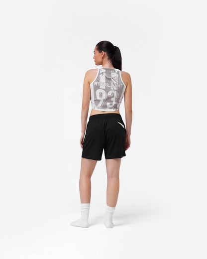 Printed Vest - Flat White
