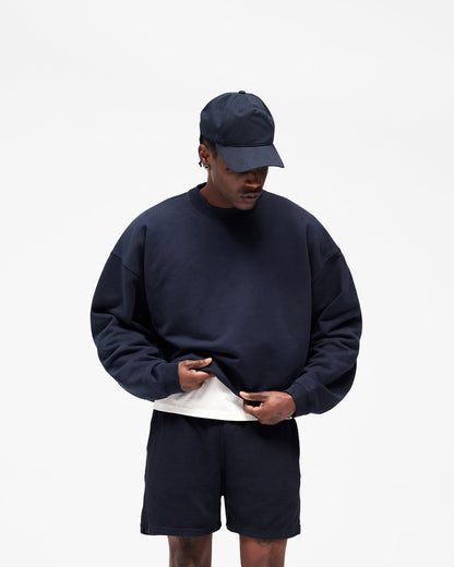 Initial Boxy Sweater - Midnight Navy