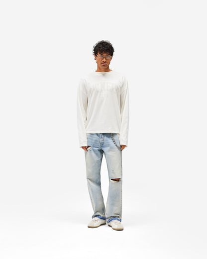 Represent Owners Club Long Sleeve T-Shirt - Chalk
