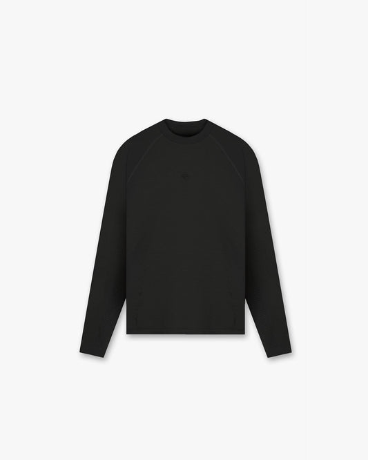 247 Uprising Long Sleeve Seamless T-Shirt - Black