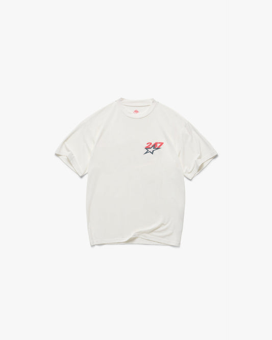 Team 247 Star Oversized T-Shirt - Flat White