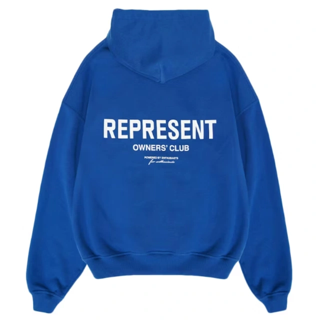 Blue Represent Hoodie-1