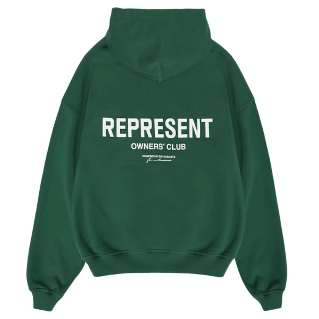 Green Represent Hoodie-1