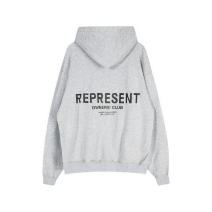 Represent Grey Hoodie-1