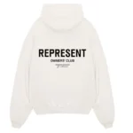 White Represent Hoodie-1